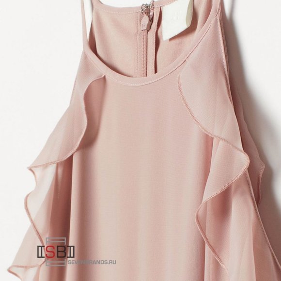 H&M Blush Pink Maxi Dress (S) - Picture 2 of 6